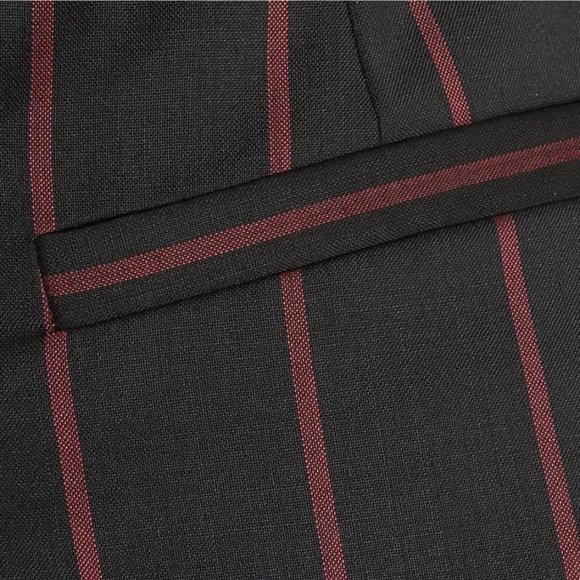 Versus Versace Striped Wool Pants - Picture 5 of 6